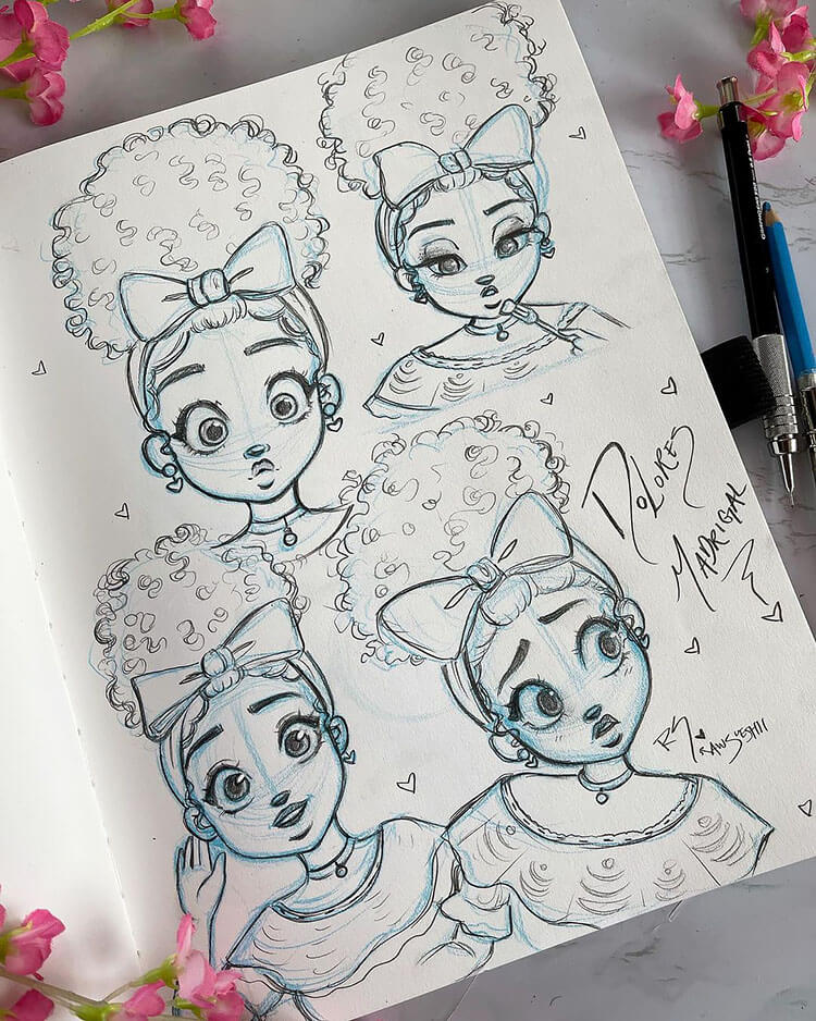Dolores Madrigal Sketches