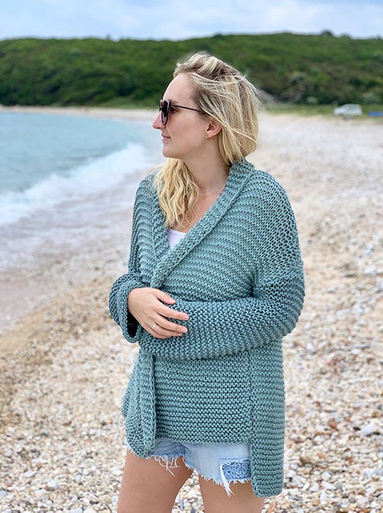 Cardigan knitting pattern